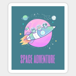 Doggo Space Adventure Sticker